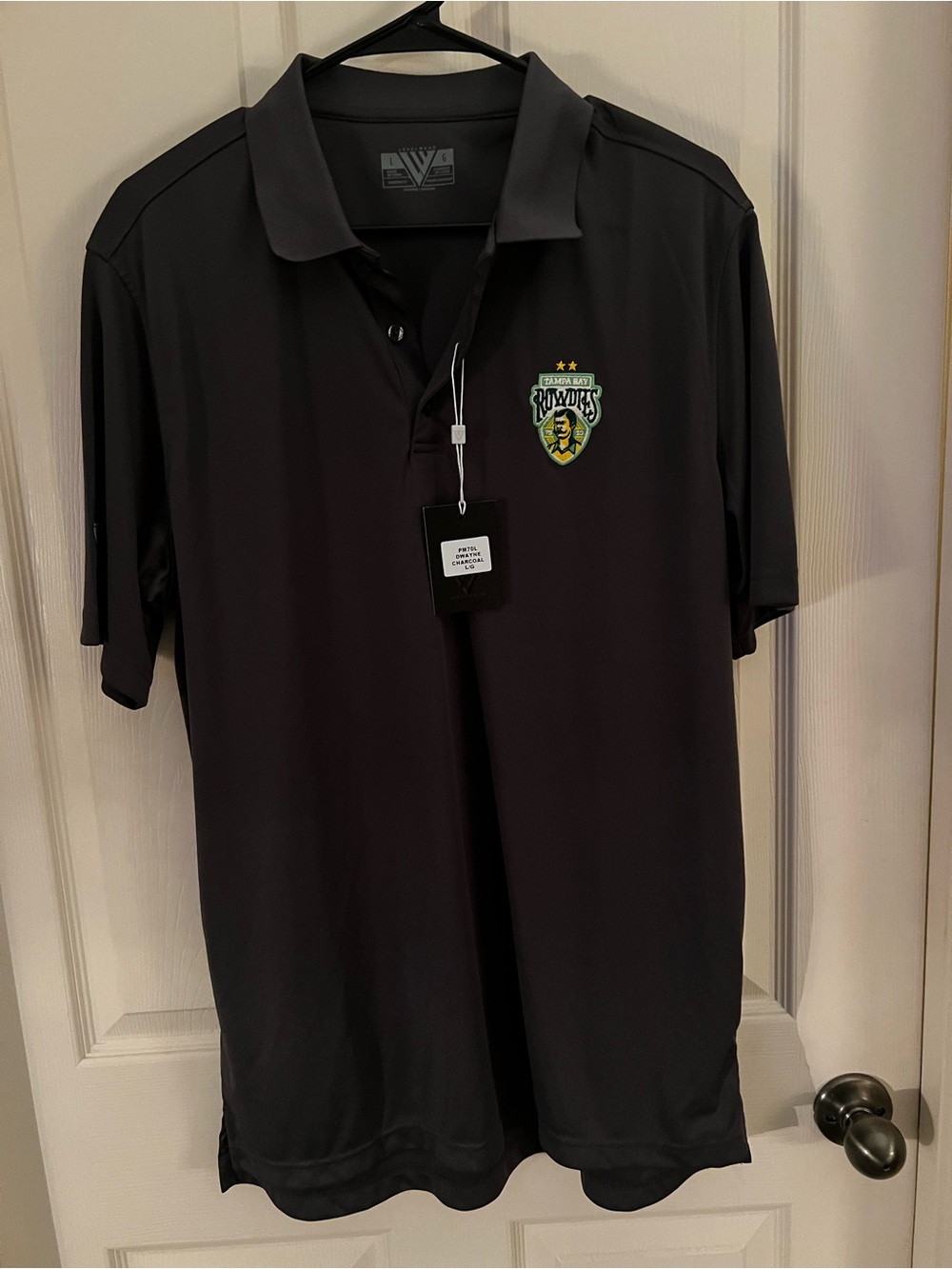 Tampa Bay Rowdies Crest Polo-Men L-New
